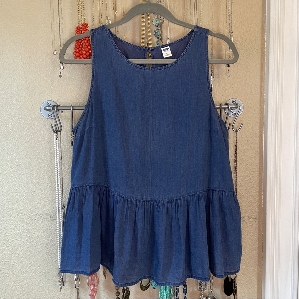 Dark Chambray Tank